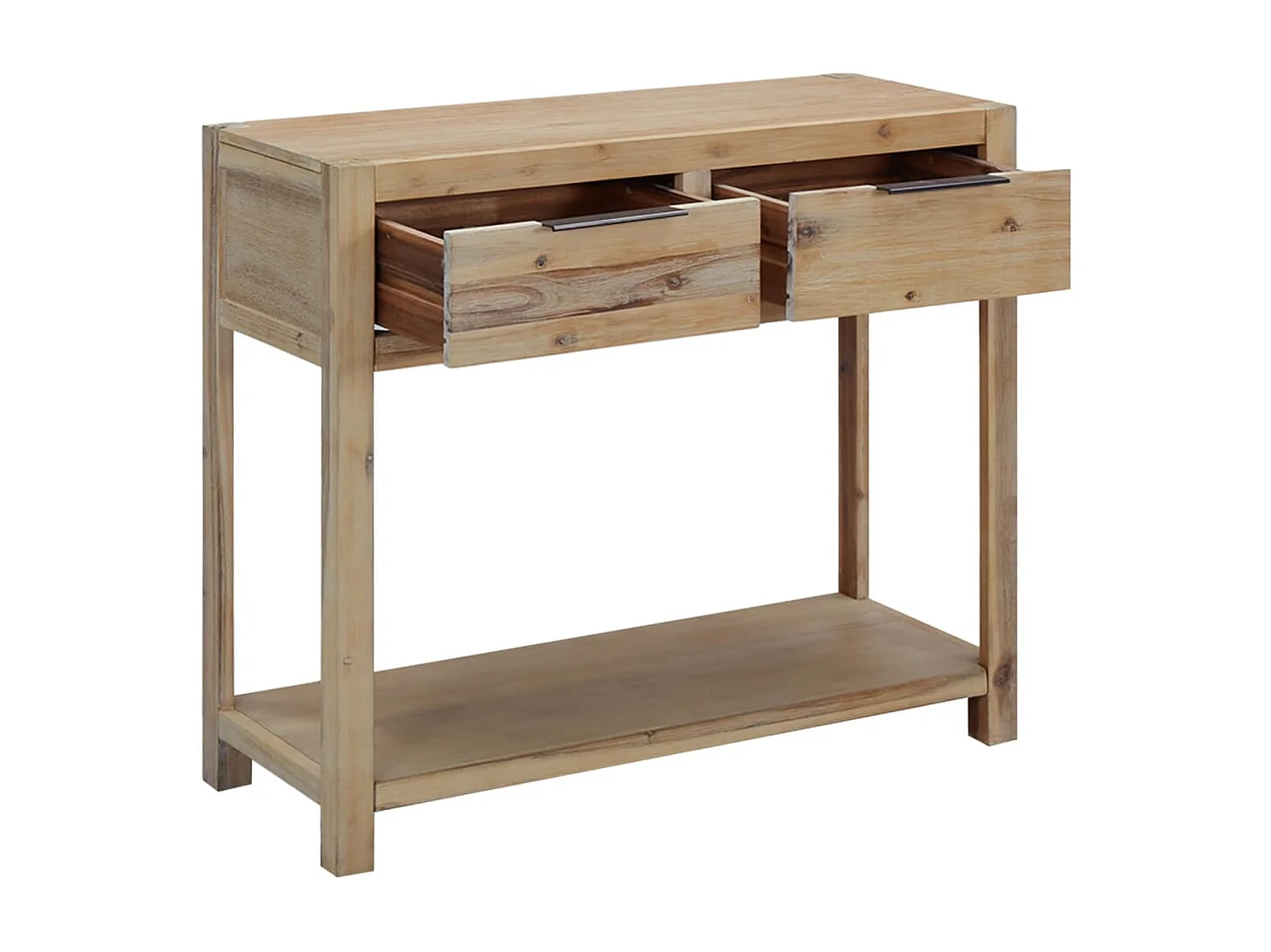 Tavolo consolle 82x33x73 cm Legno massello di acacia