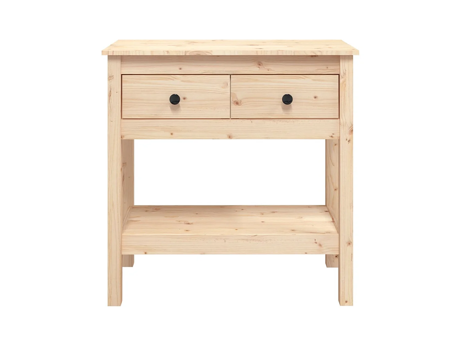 Table console 75x35x75 cm Bois massif de pin