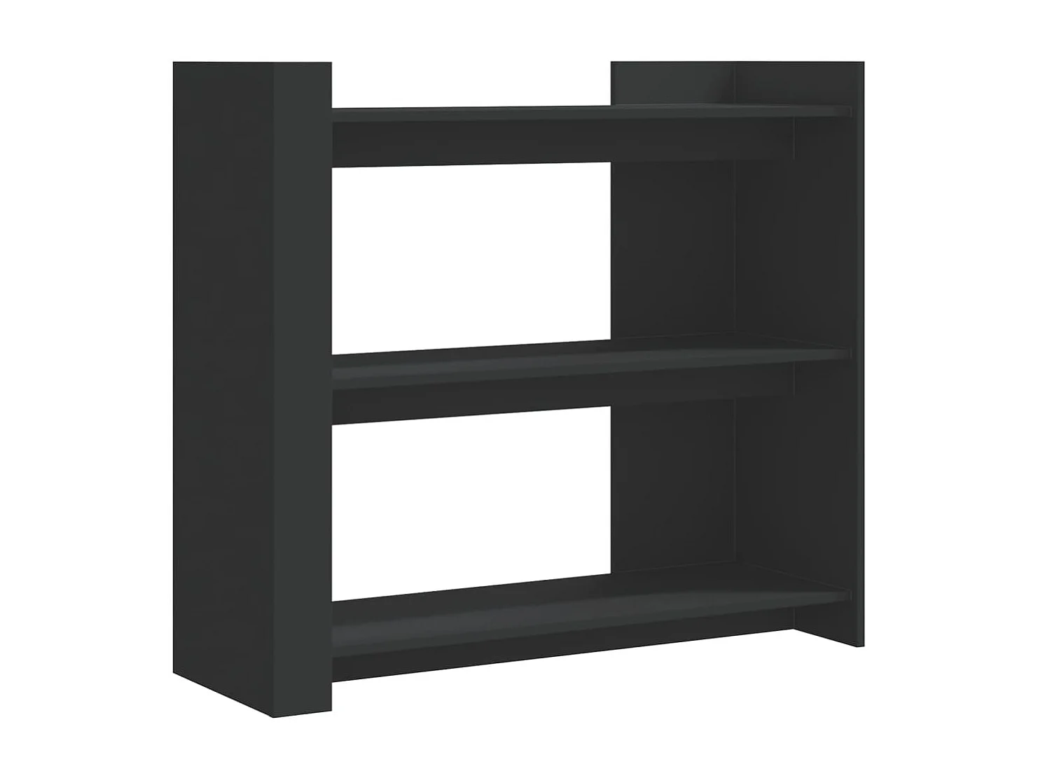 Consolle nera 100x35x90 cm in legno ingegnerizzato