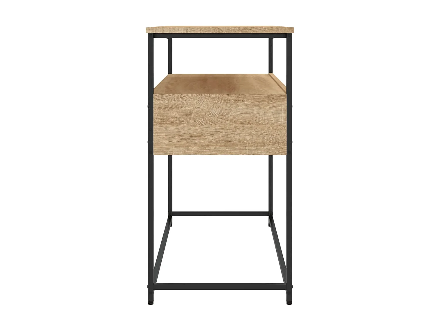 Table console chêne sonoma 100x40x75 cm bois d'ingénierie