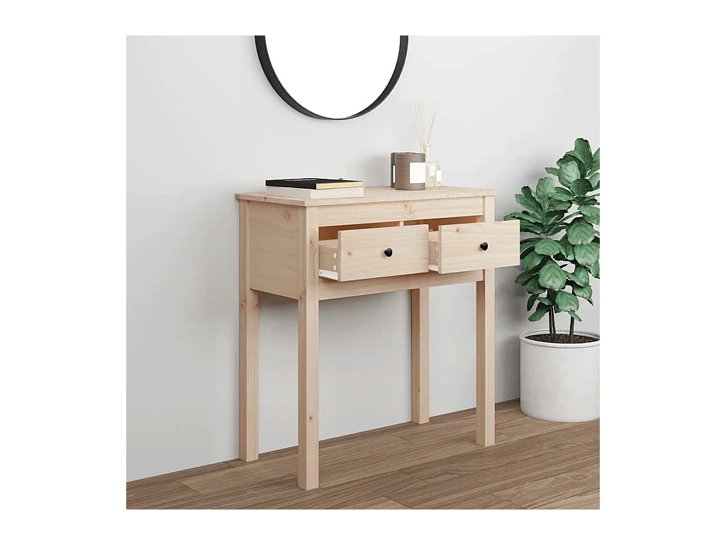 Konsolentisch 70x35x75 cm Massivholz Kiefer