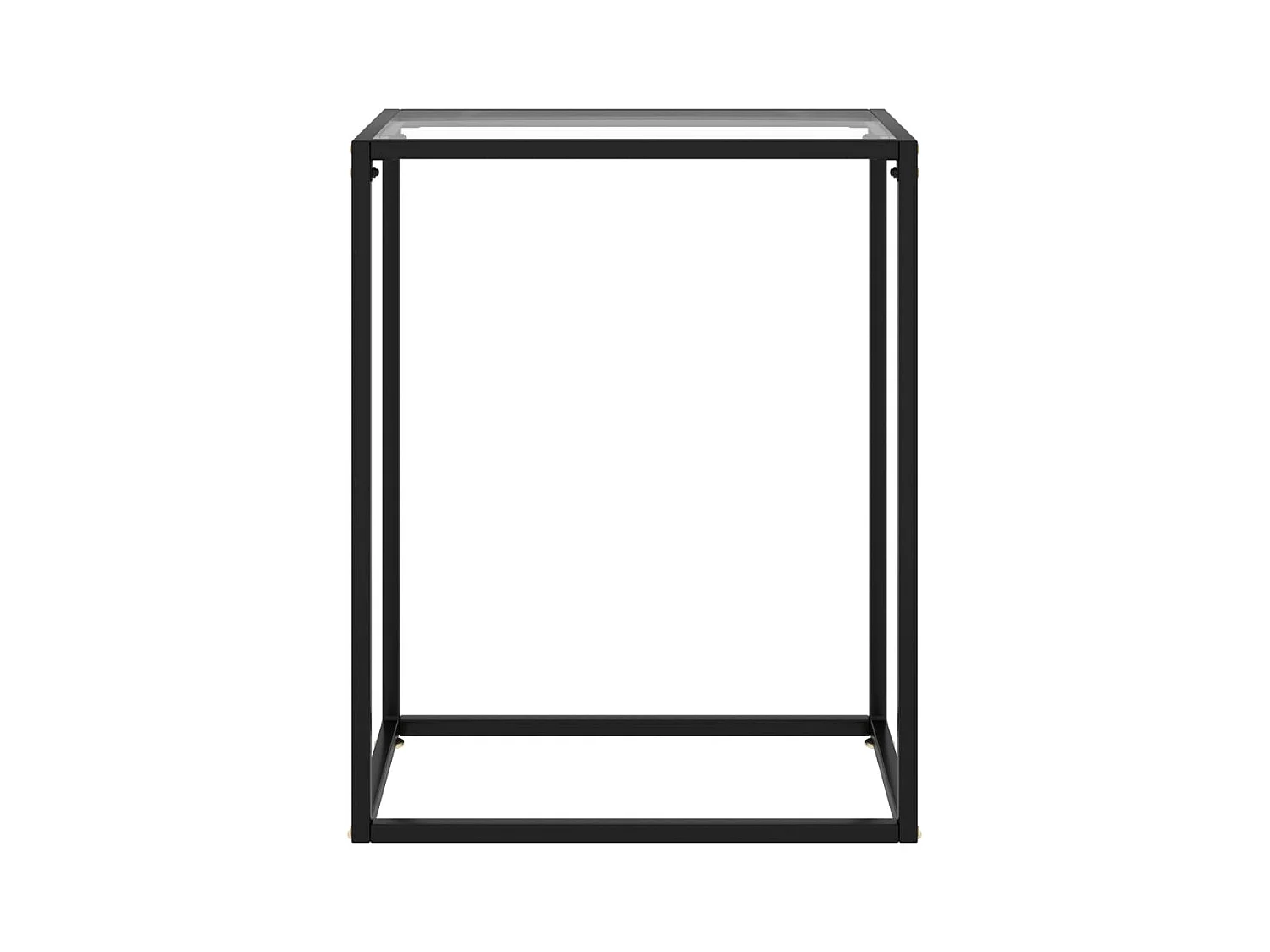 Transparante consoletafel 60x35x75 cm Gehard glas