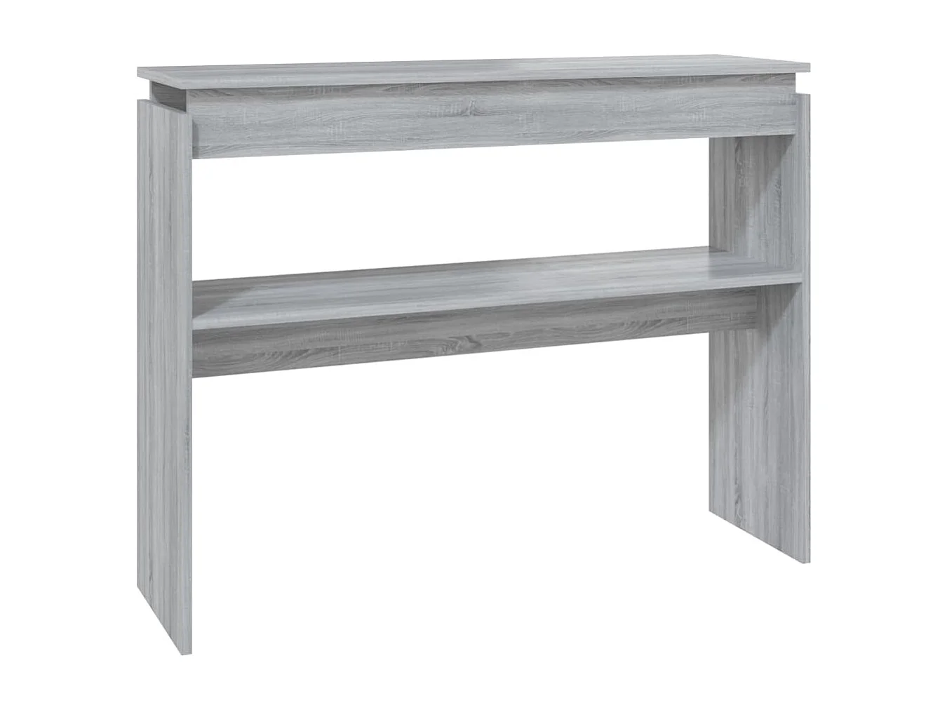 Table console Sonoma gris 102x30x80 cm Bois d'ingénierie
