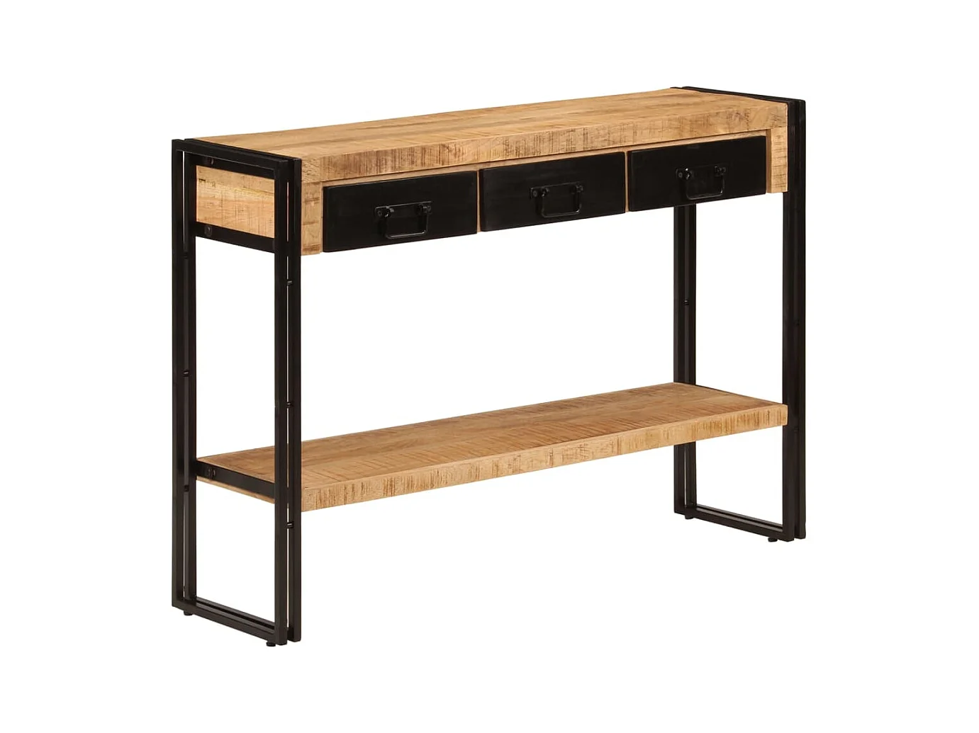 Tavolo consolle 110x30x76 cm Legno massello di mango