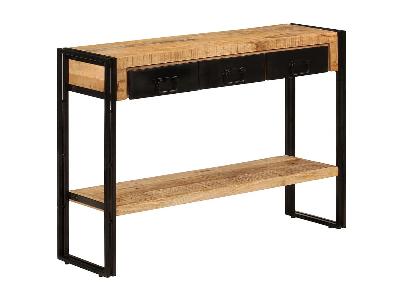 Mesa consola 110x30x76 cm Madera maciza de mango