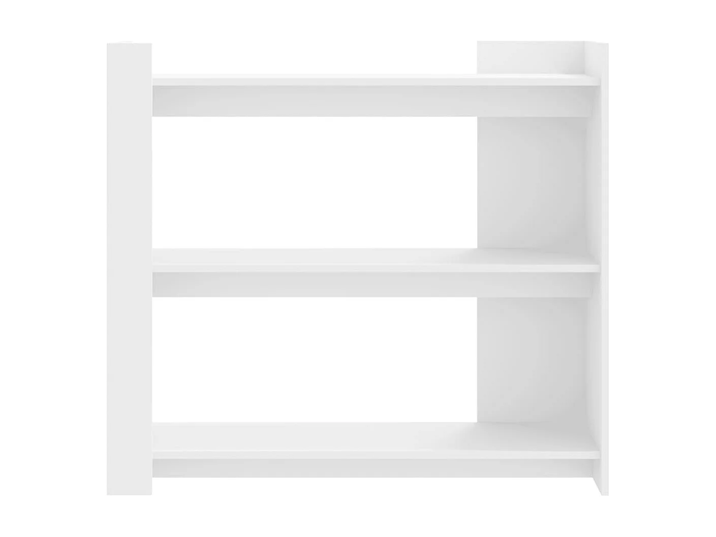 Mesa consola blanca 100x35x90 cm madera de ingeniería