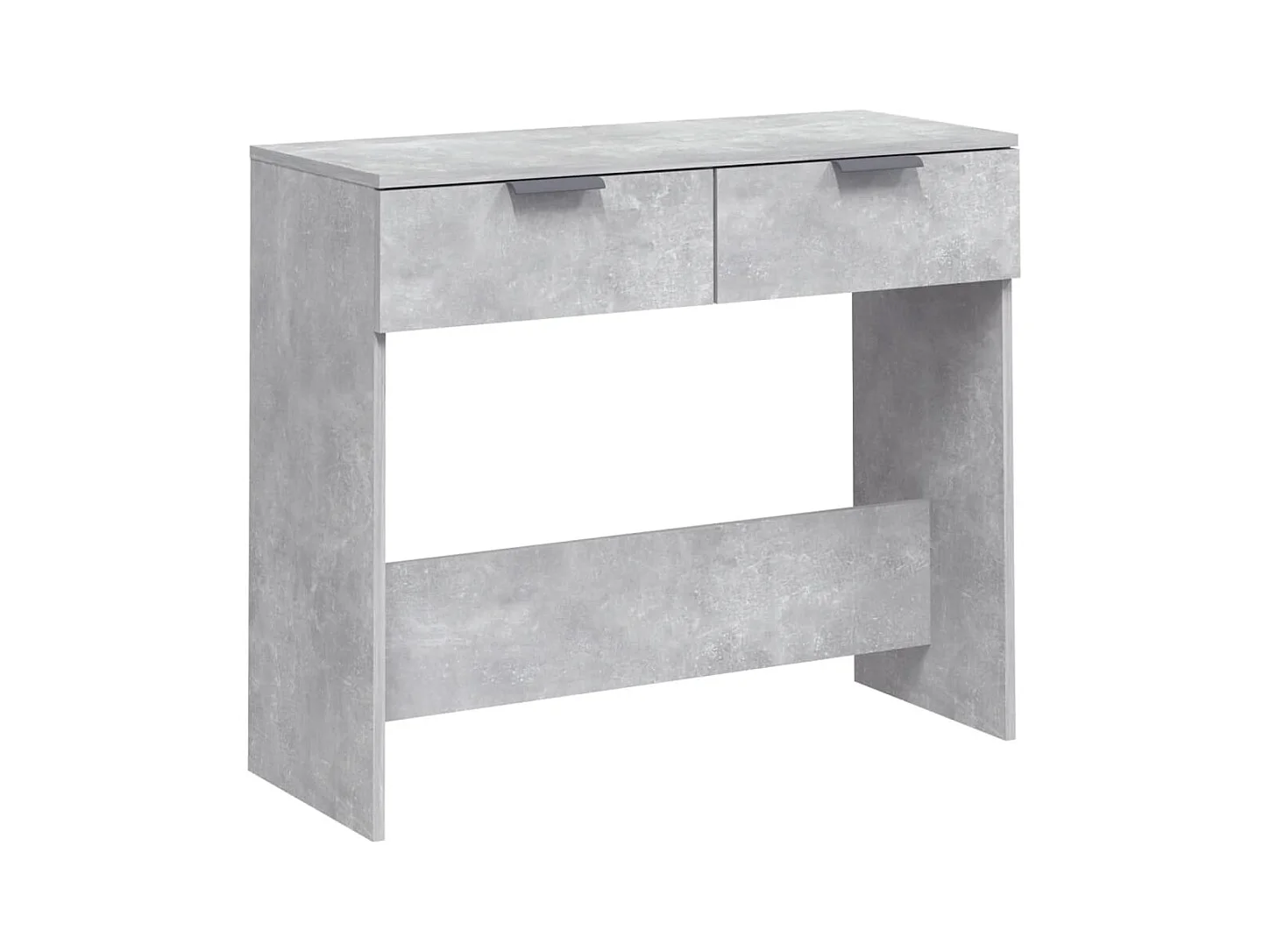 Table console Gris béton 90x36x75 cm Bois d'ingénierie