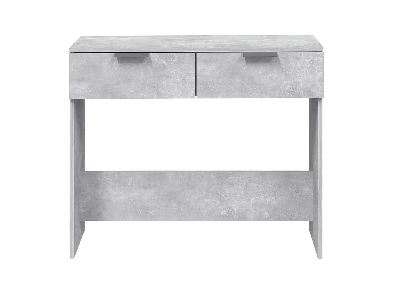 Table console Gris béton 90x36x75 cm Bois d'ingénierie