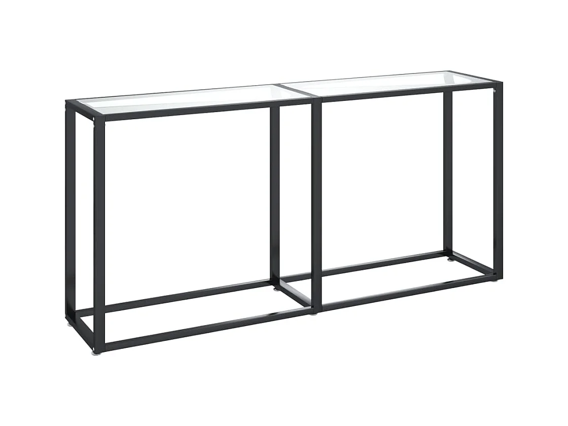 Transparante consoletafel 160x35x75,5 cm Gehard glas