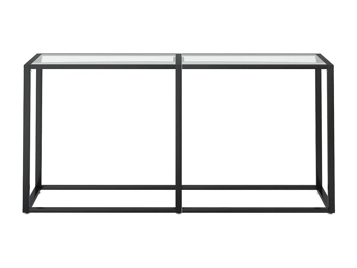 Transparante consoletafel 160x35x75,5 cm Gehard glas