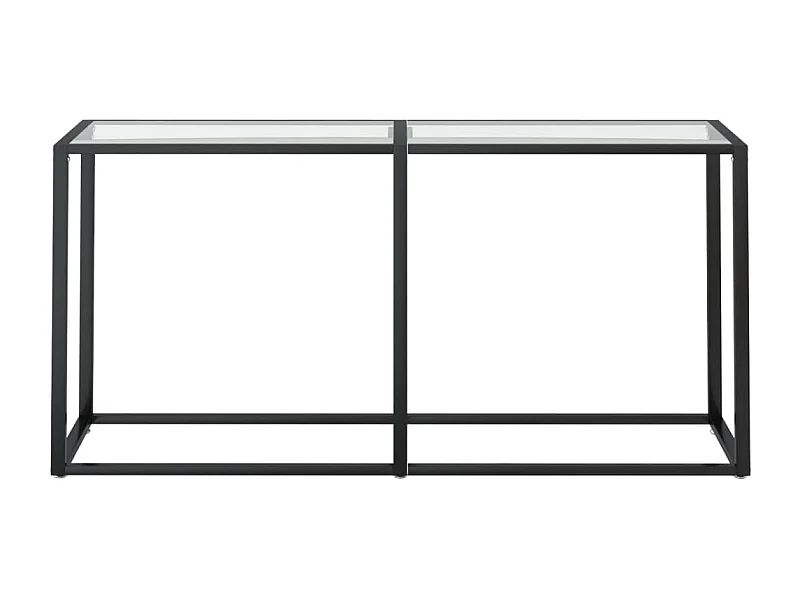 Transparante consoletafel 160x35x75,5 cm Gehard glas