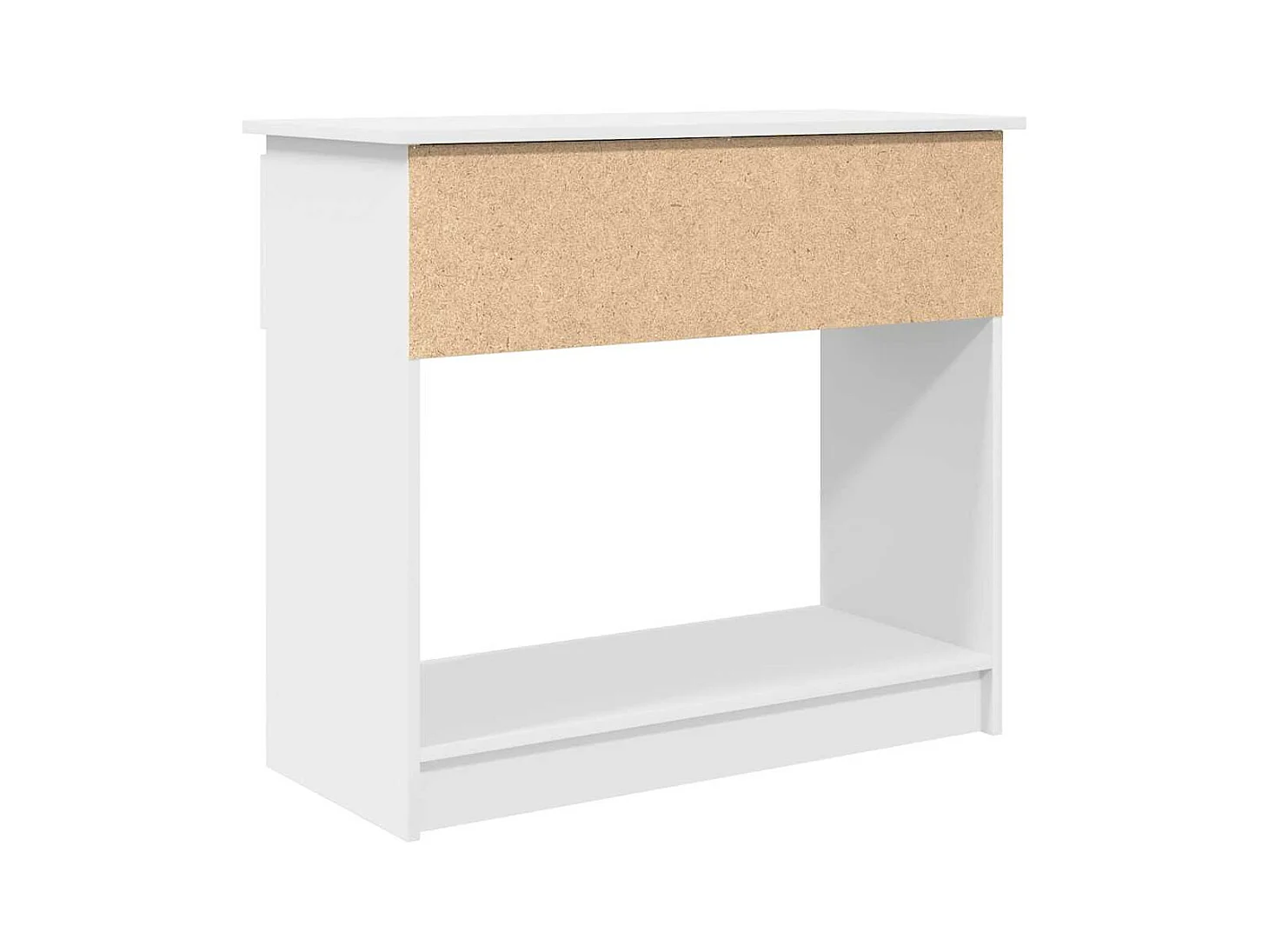 Table console avec tiroirs blanc 85,5x38,5x74,5 cm