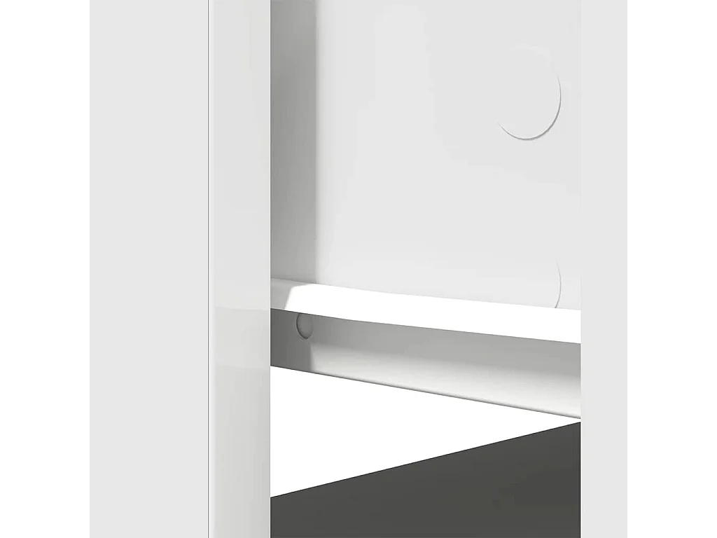 Table console avec tiroirs blanc 85,5x38,5x74,5 cm