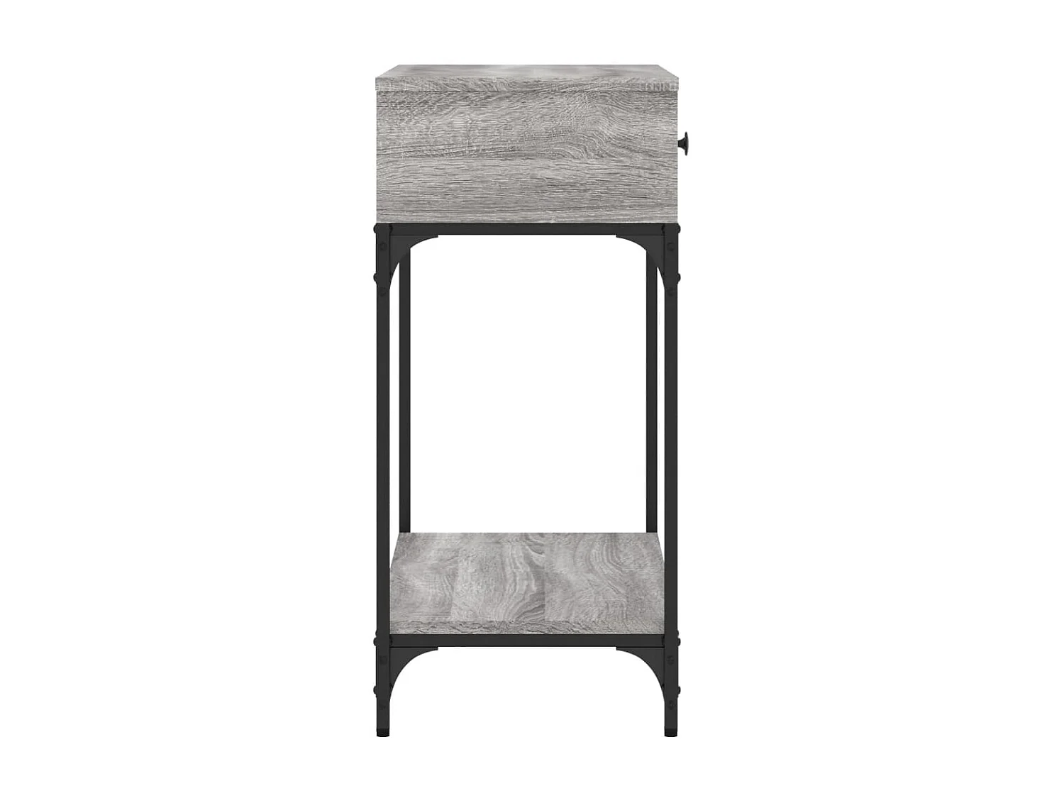 Consolle Sonoma grigio 75x34,5x75 cm in legno ingegnerizzato