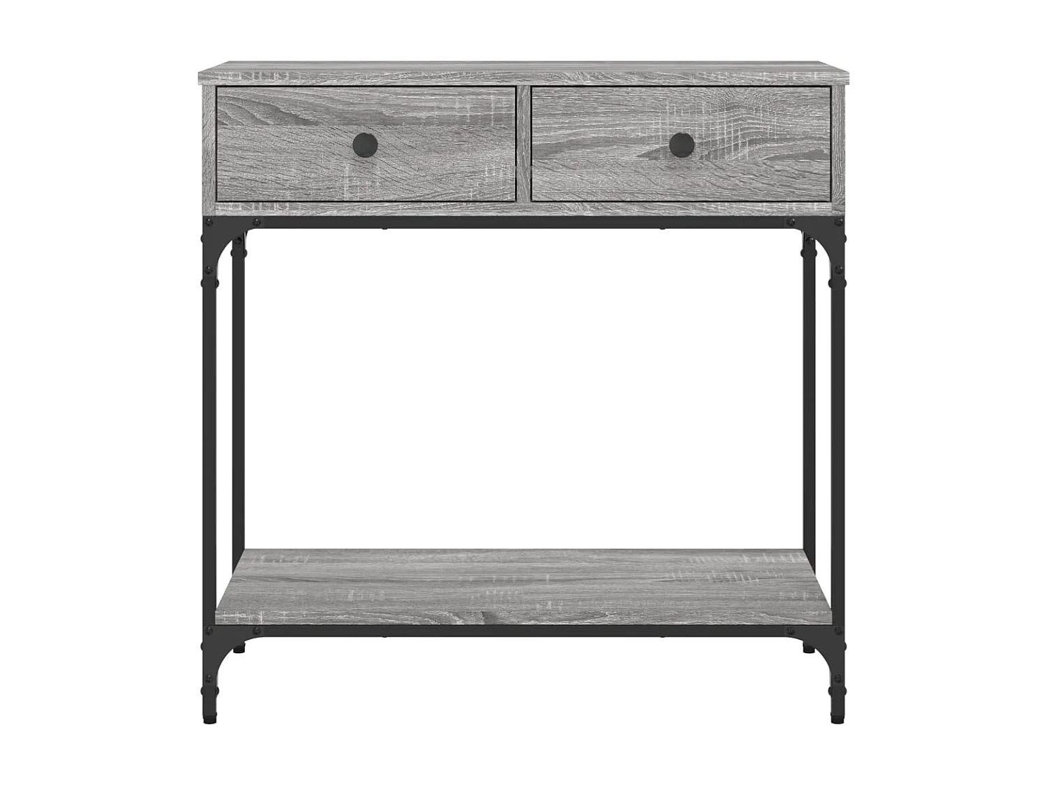 Consolle Sonoma grigio 75x34,5x75 cm in legno ingegnerizzato