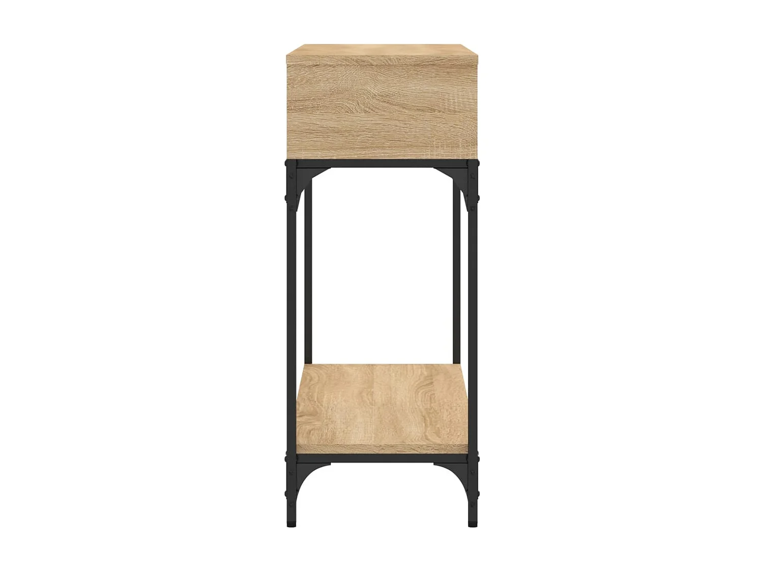 Table console chêne sonoma 100x30,5x75 cm bois d'ingénierie