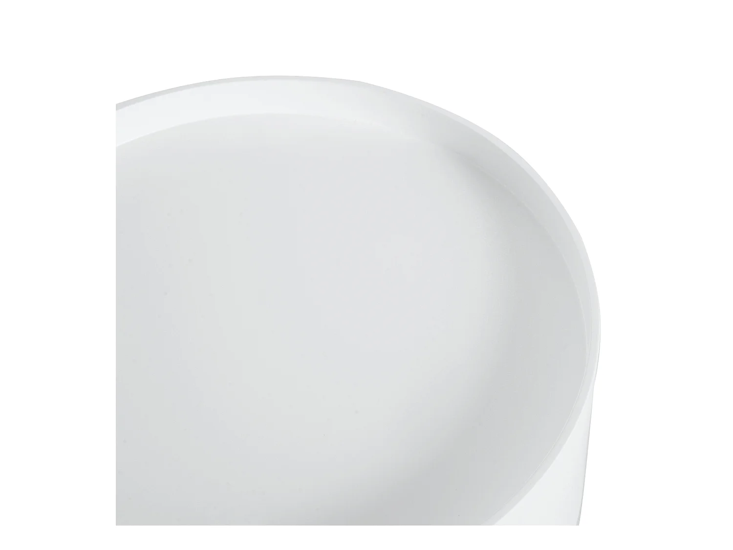 Table basse ronde avec tiroir, bois blanc, style scandinave, capacité 50kg (Ø38x45cm)