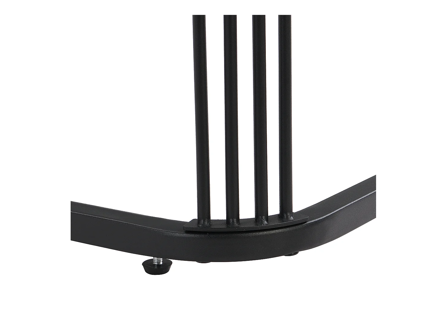 Table basse empilable 2 pièces, design moderne, MDF, noir et gris, avec plateaux en verre (60 x 60 x 42 cm & 50 x 50 x 34 cm)