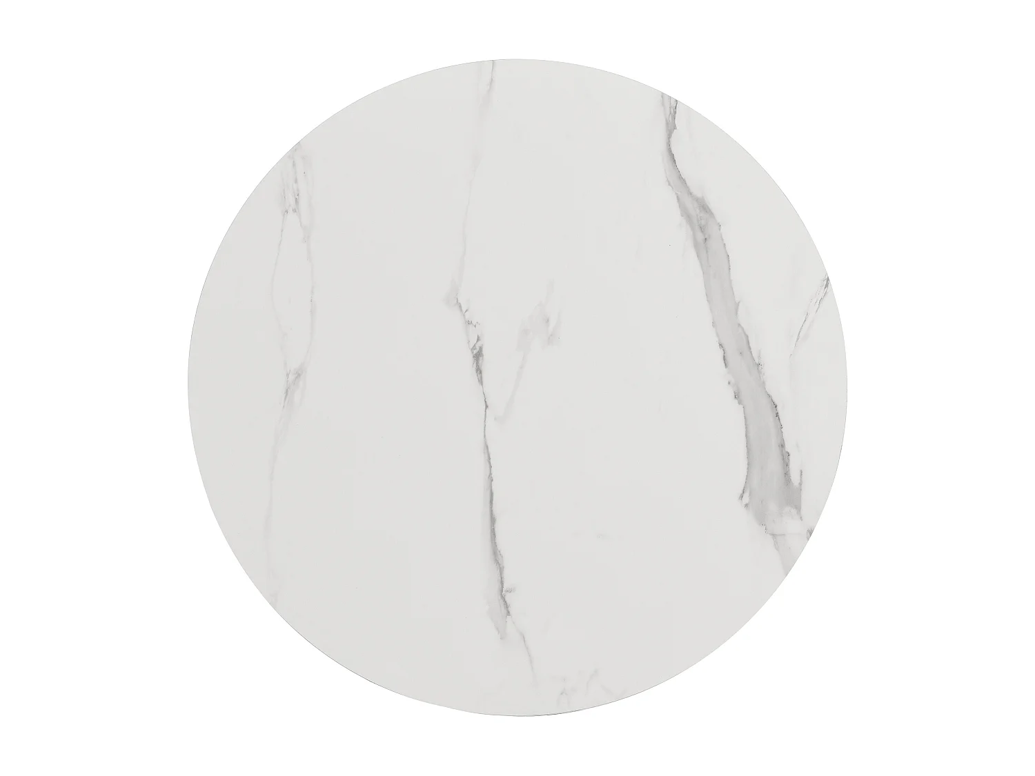 Table basse 2-en-1 ronde, MDF, Plateau en marbre blanc, avec 2 tiroirs, Noir et Or (70x70x46 + 50x50x40 cm)