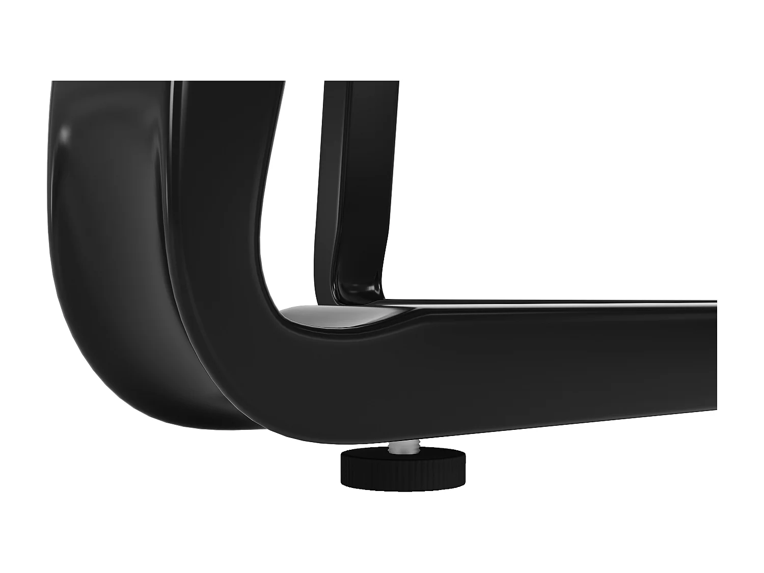 Eettafel van gemarmerd MDF met zwarte poten, elegant design, 4-6 zitplaatsen (108,8 x 75 x 76 cm)