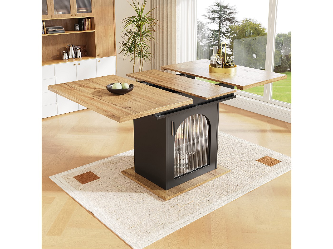 Table de Cuisine Vintage - CLP - Viborg - Bois de Hêtre - Carrée - 4
