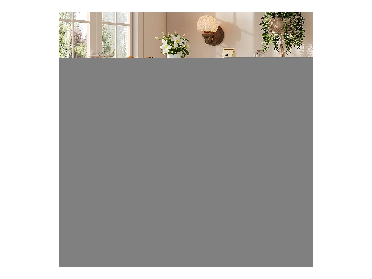 Îlot de cuisine avec espace de rangement, MDF et métal, blanc, avec roulettes et étagères ajustables (146.85x70x90 cm)