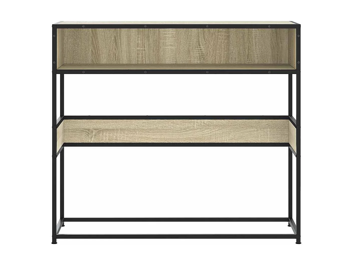 Table console chêne sonoma 90x35x80 cm bois d'ingénierie