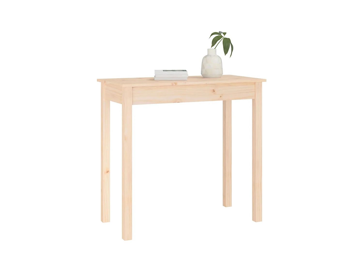 Table console 80x40x75 cm Bois massif de pin
