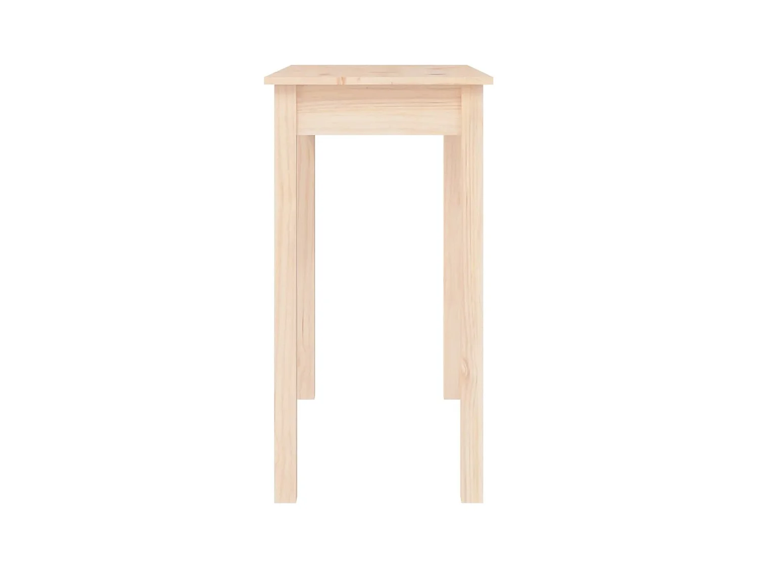 Table console 80x40x75 cm Bois massif de pin