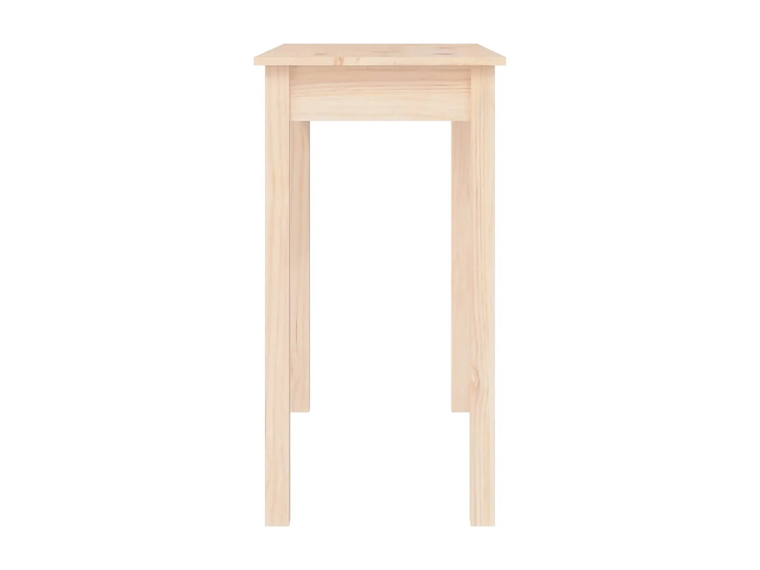 Table console 80x40x75 cm Bois massif de pin