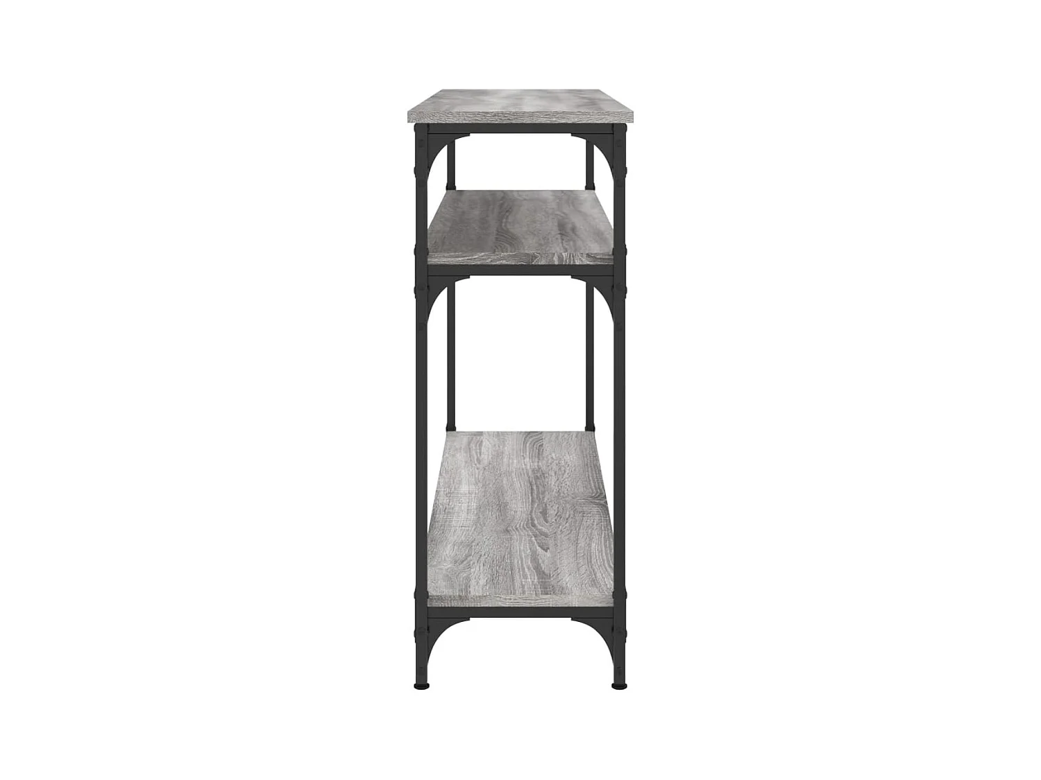 Sonoma grijze consoletafel 100x29x75 cm bewerkt hout