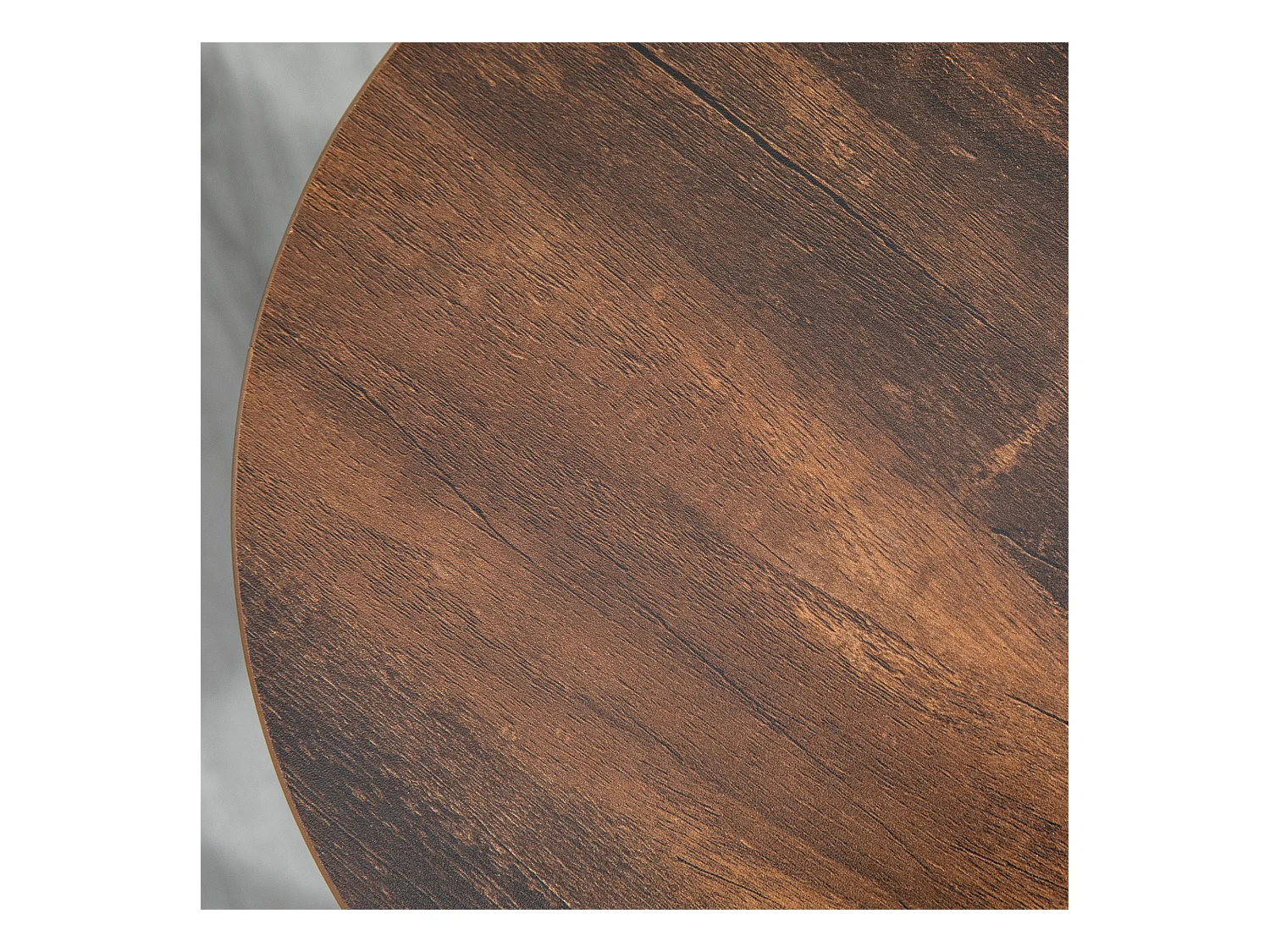 2-delige barkrukset, industrieel design, metaal en hout, stalen poten, bruin (42x42x65 cm)