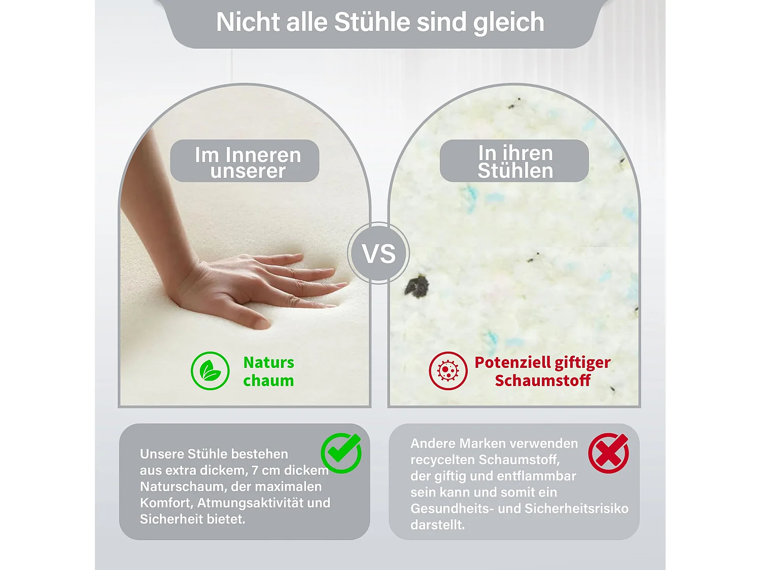 Draaibare bureaustoel, ergonomisch design, linnen, zonder armleuningen, in hoogte verstelbaar, grijs (49x62x94 cm), draagvermogen 160 kg