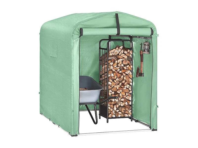 SoBuy KLS11-GR - Capanno da Giardino Impermeabile per Bici/Auto L177xW120xH160cm