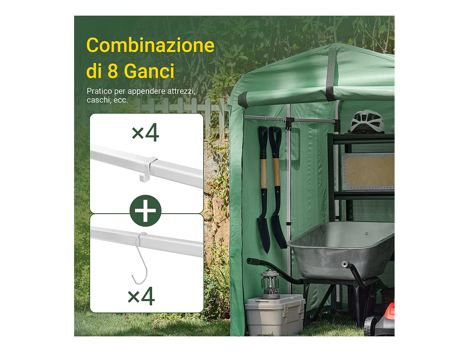 SoBuy KLS11-GR - Wodoodporny Wiatrowy na Rowery i Małe Pojazdy