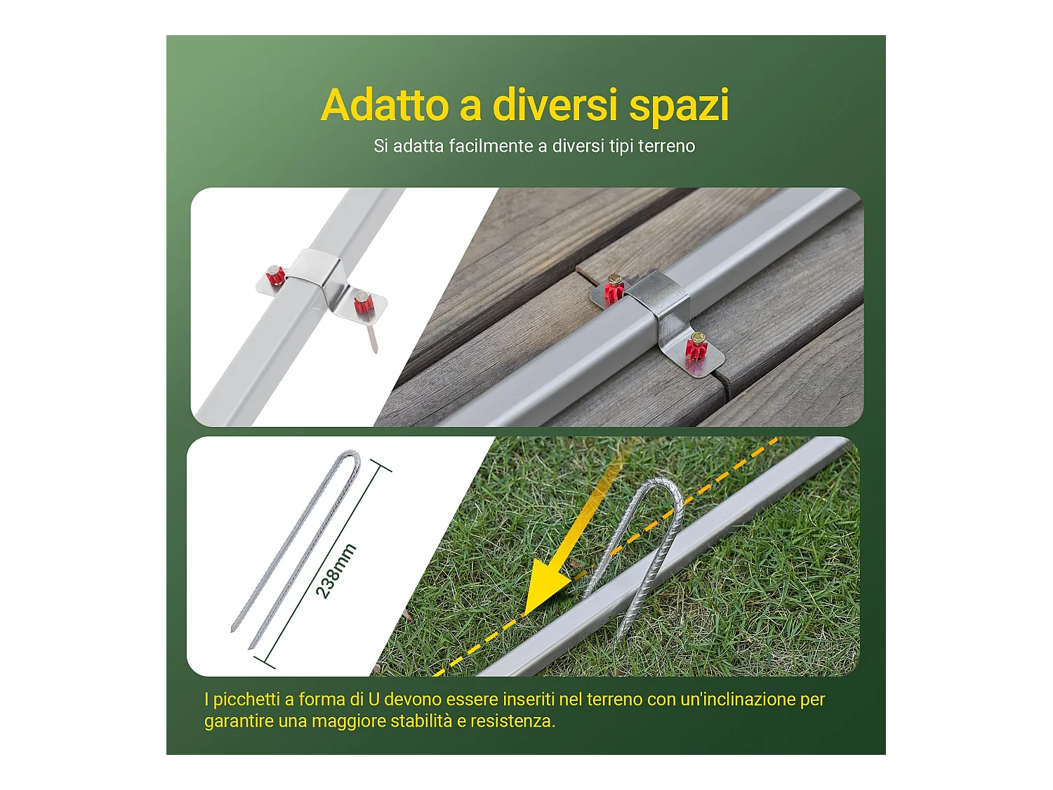 SoBuy KLS11-GR - Wodoodporny Wiatrowy na Rowery i Małe Pojazdy