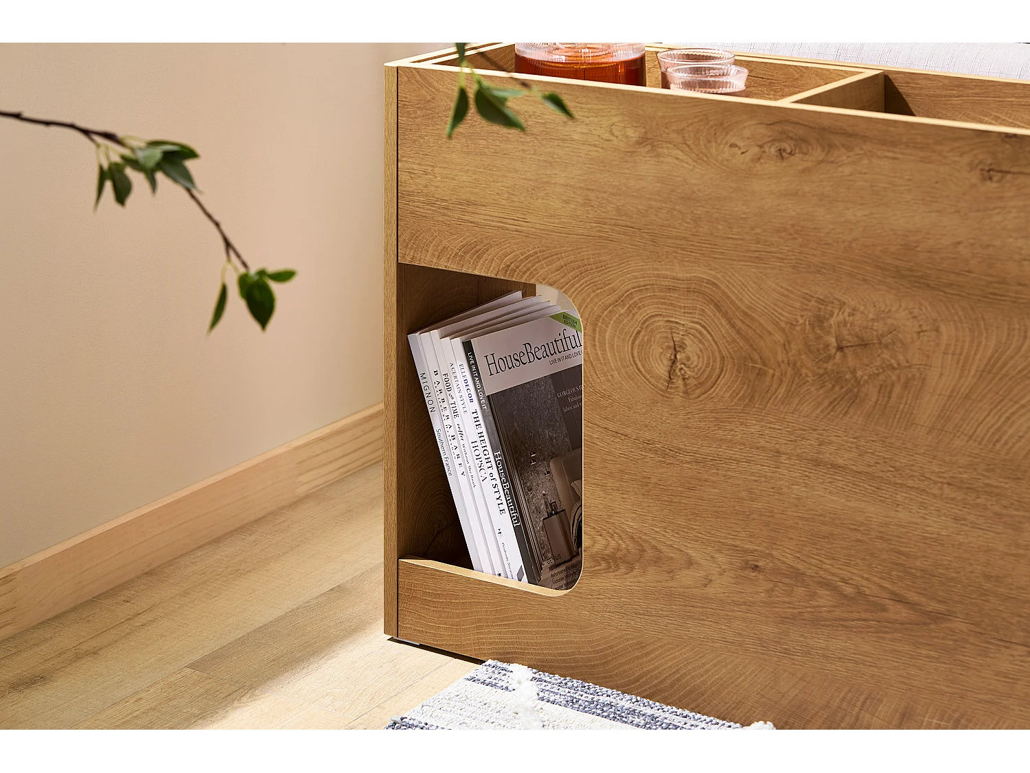 Stolik nocny z szufladą FBT158-N