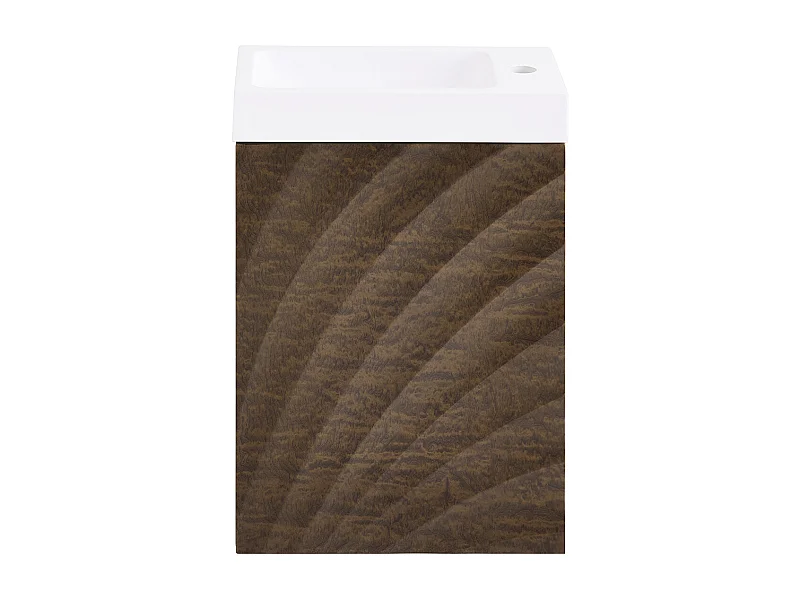 SoBuy BZR197-N - Sous-meuble avec porte et lavabo L40cm x L22cm x H56cm