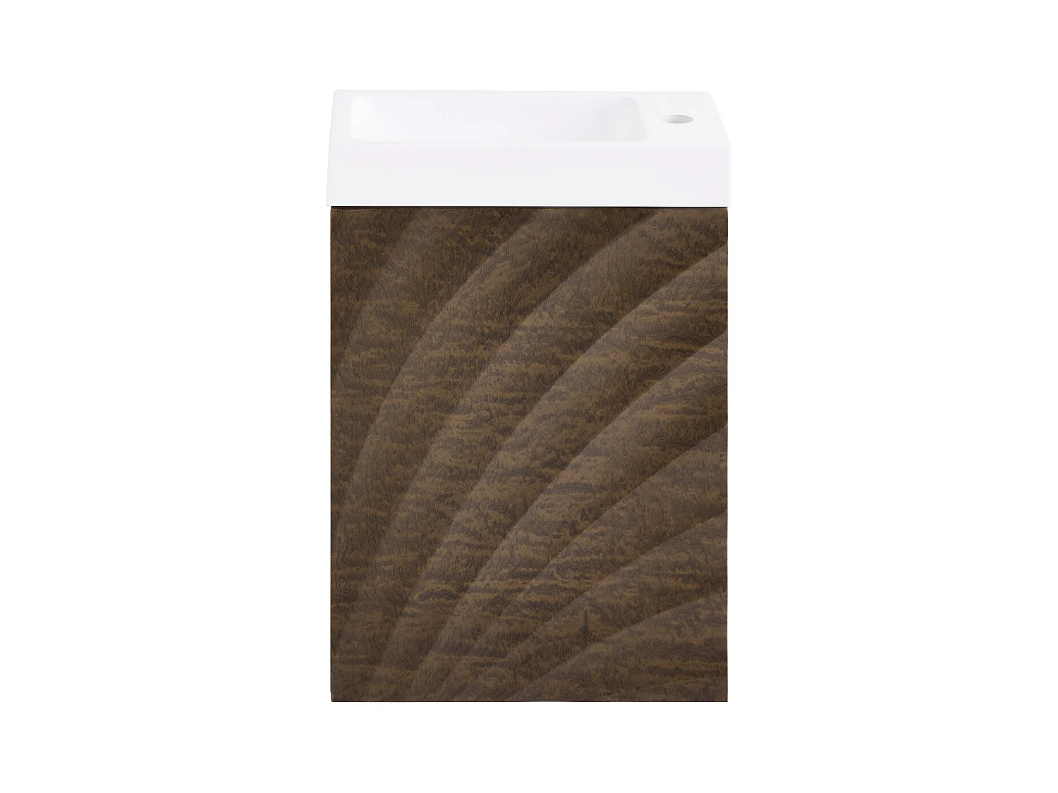 SoBuy BZR197-N - Sous-meuble avec porte et lavabo L40cm x L22cm x H56cm