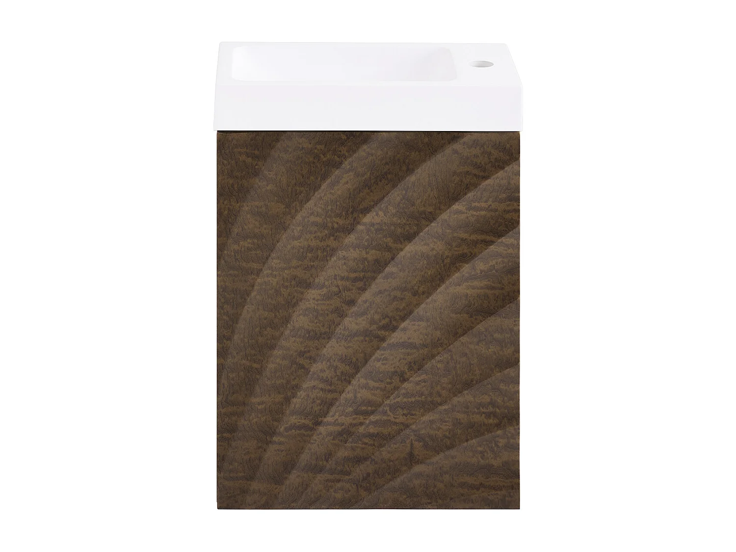 SoBuy BZR197-N - Onderkast met deur en wastafel L40cm x B22cm x H56cm