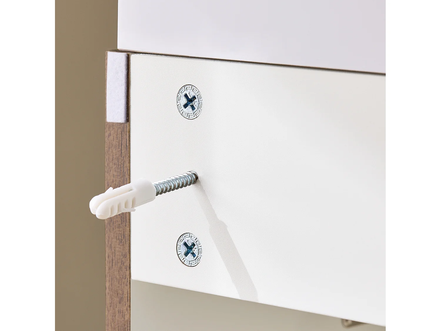 SoBuy BZR197-N - Onderkast met deur en wastafel L40cm x B22cm x H56cm