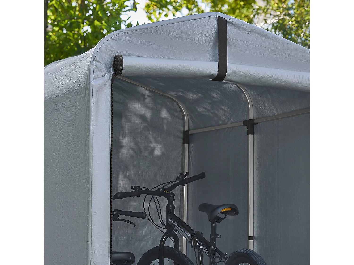 SoBuy KLS11-K - Abri de jardin étanche pour vélos et outils L176.5cm x L122cm ...