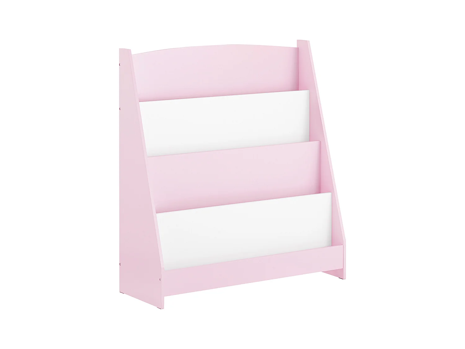 SoBuy KMB32-P - Bibliothèque Montessori pour enfants avec 4 compartiments L80cm x L30cm x H88cm