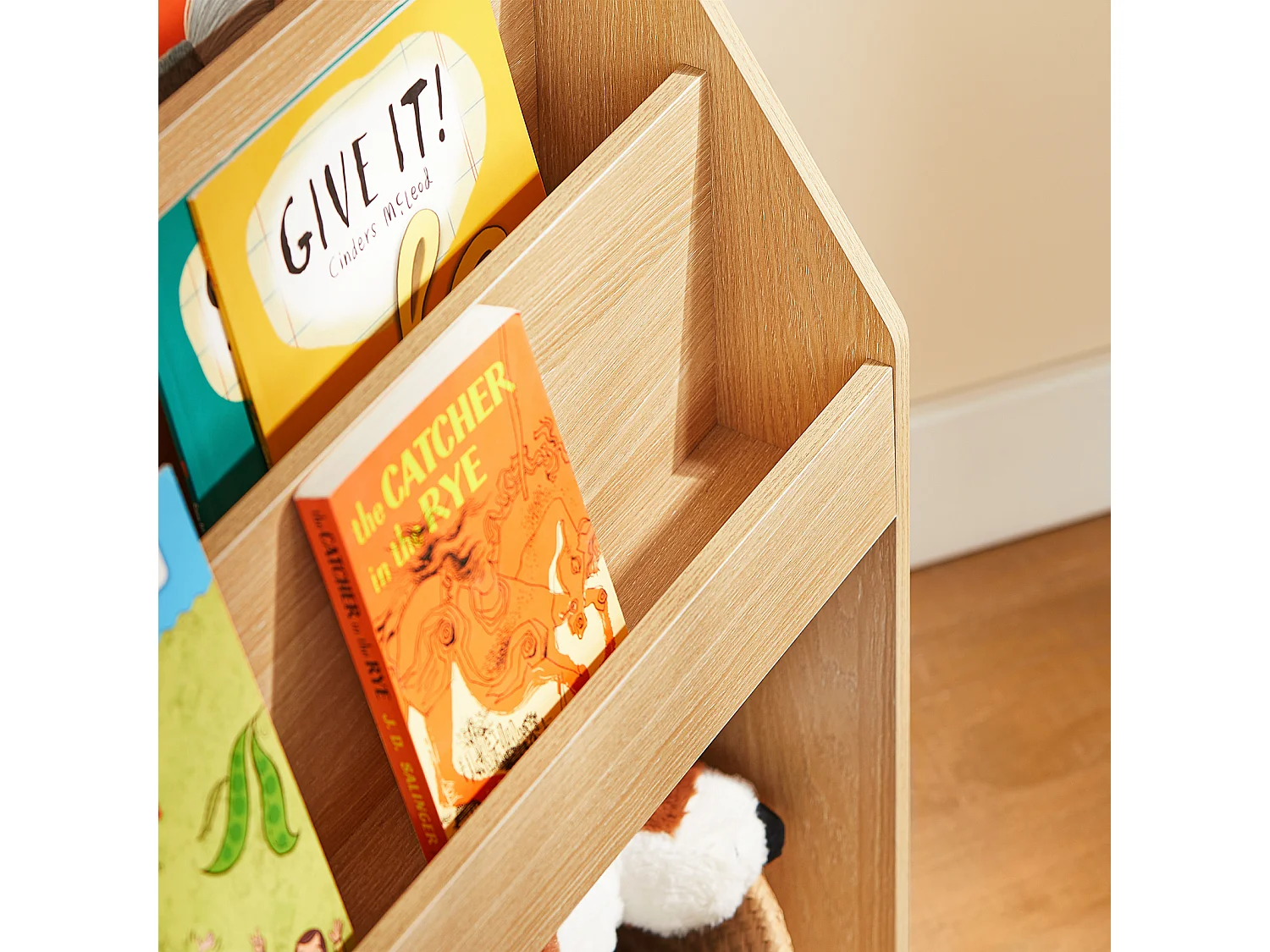 SoBuy Regał na książki, gazety, organizer KMB01-N