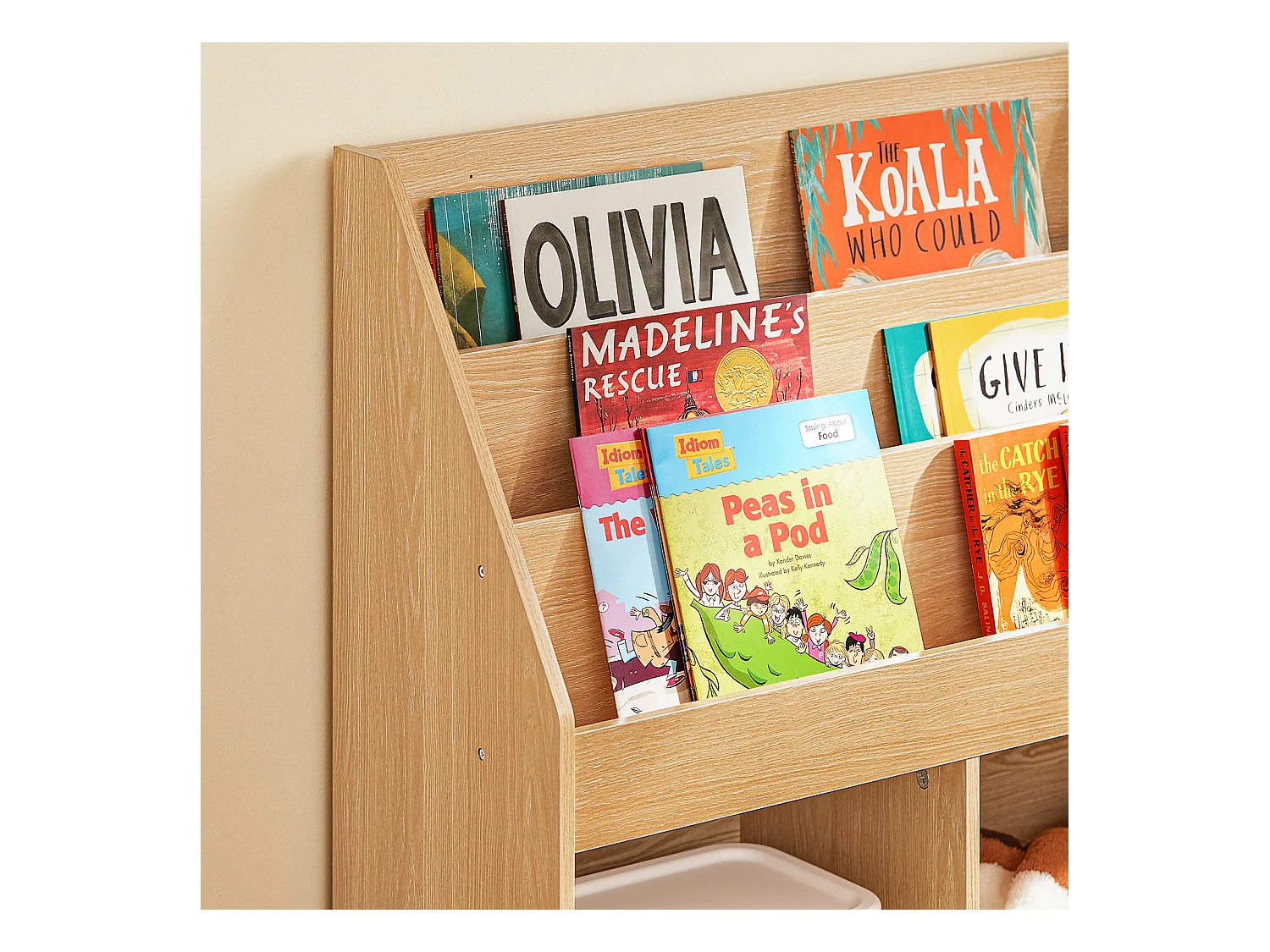 SoBuy Regał na książki, gazety, organizer KMB01-N