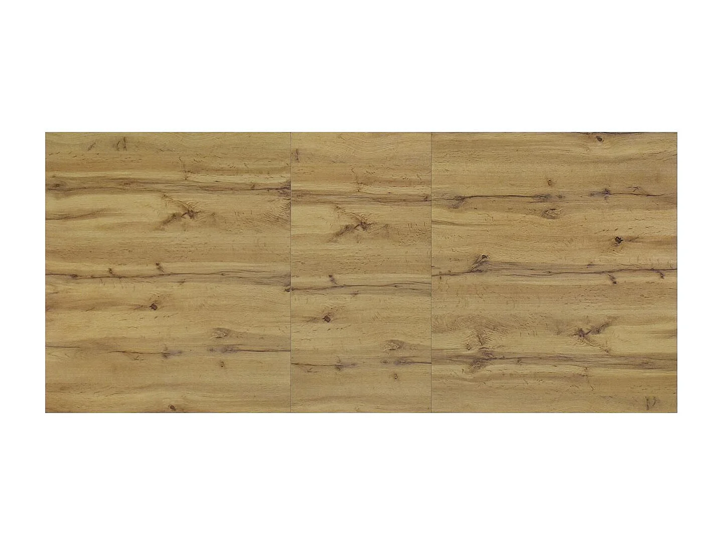 Holztisch, rustikale Eichenoptik, ausziehbar 140x80 cm – 180x80 cm – ZAGABRIA