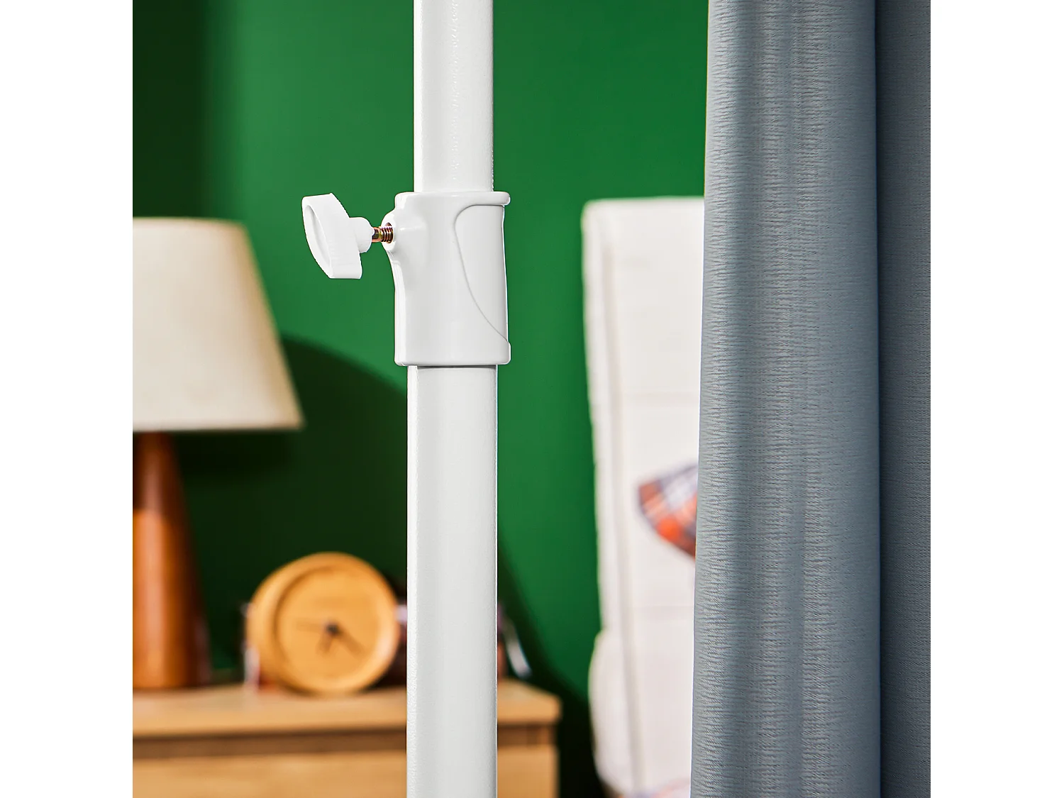 SoBuy KLS12-DG - Verstelbaar thermisch verduisteringsrolgordijn L162cm x B9cm x H200cm