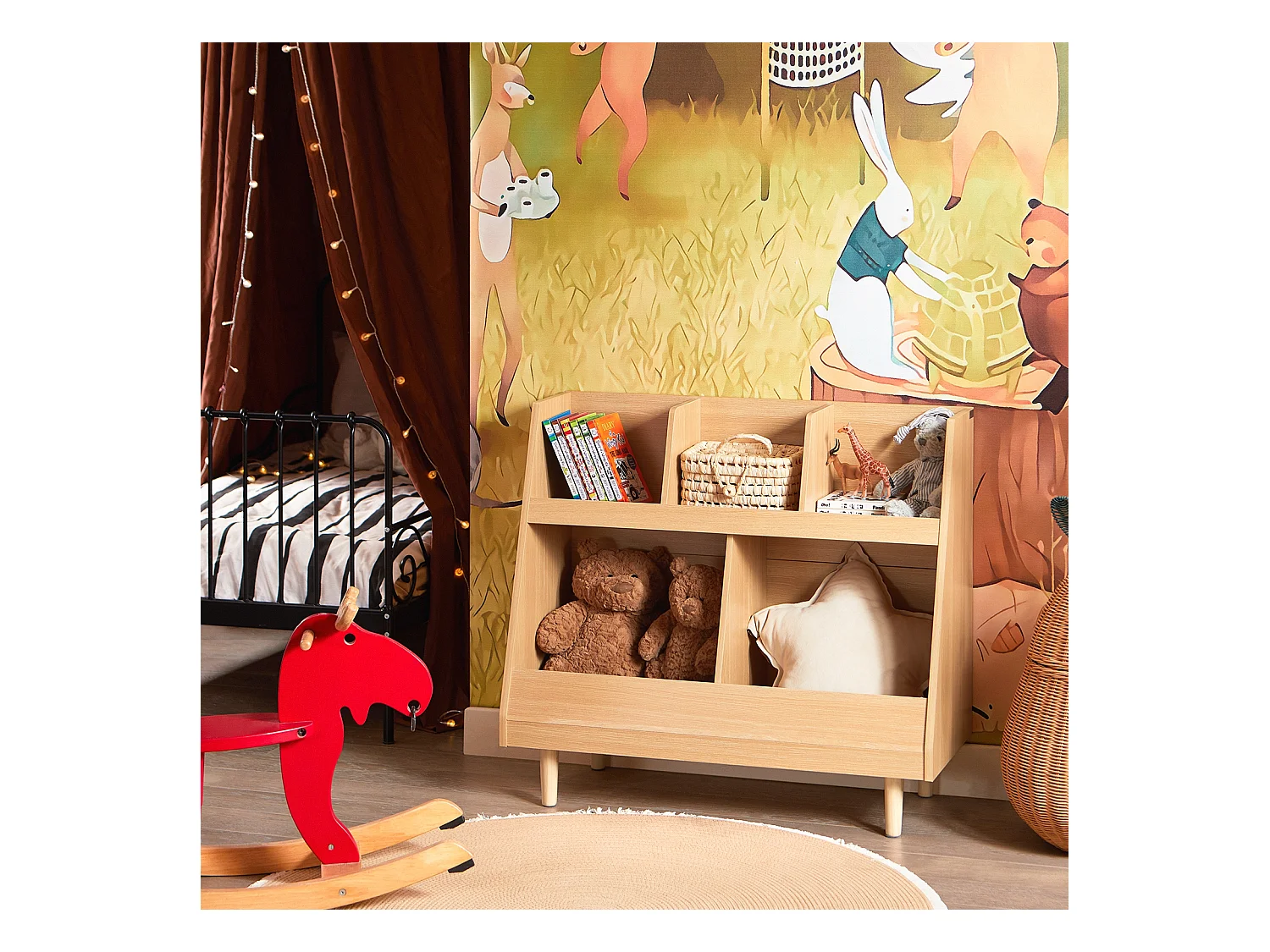 Półka na książki dla dzieci KMB111-N