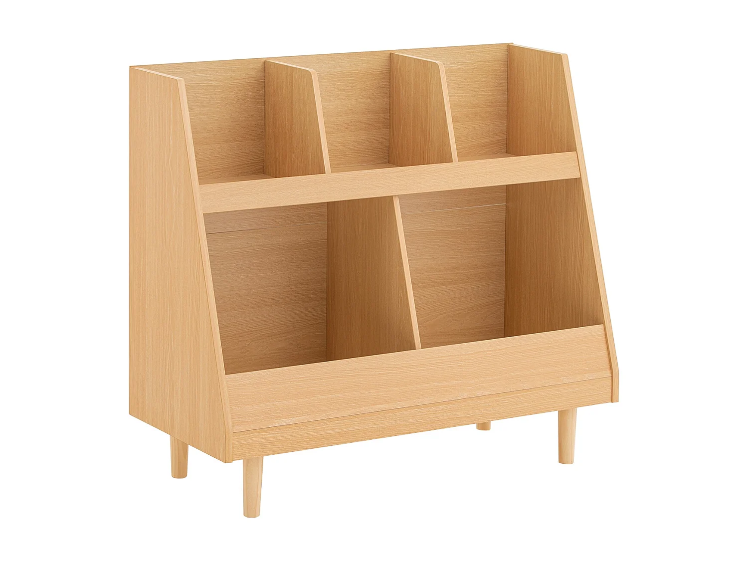 SoBuy KMB111-N - Bibliothèque Montessori pour enfants Naturel L86.5cm x L37cm x H76cm...