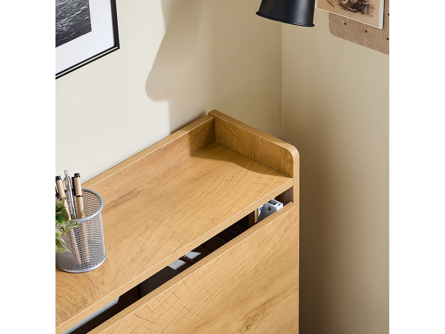 SoBuy FWT92-N - Opvouwbaar, ruimtebesparend bureau W63cm x B20cm x H82cm